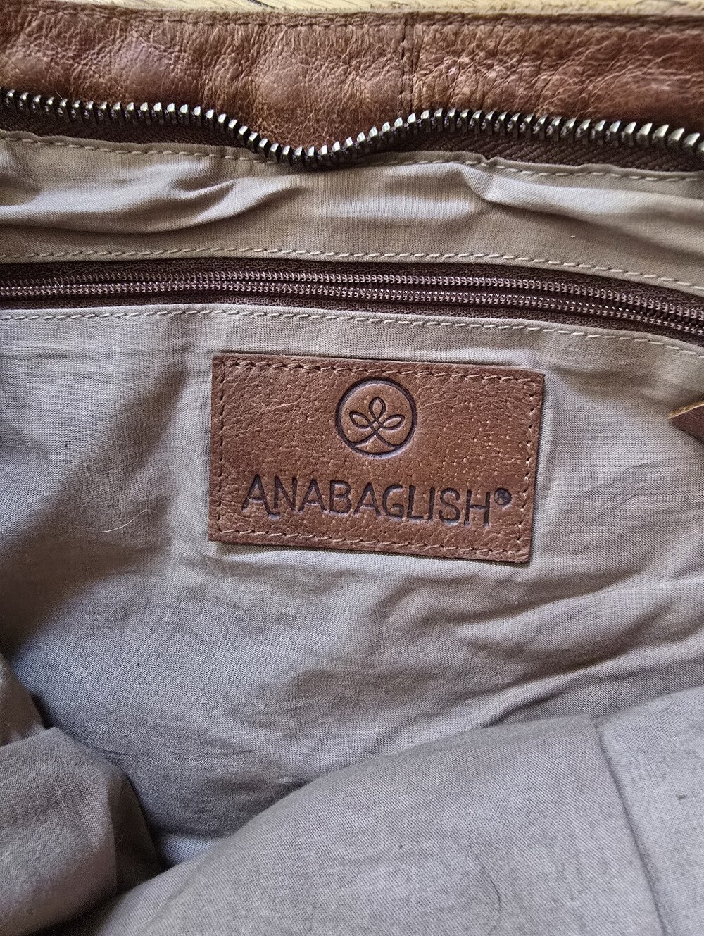 Anabaglish Blue Embossed Floral Leather Shoulder Bag Boho Sundance - Picture 2 of 16